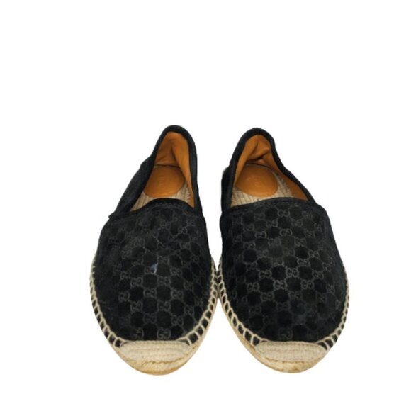 Gucci Micro GG Guccissima Suede Slip On Espadrille Flats - Picture 2 of 8